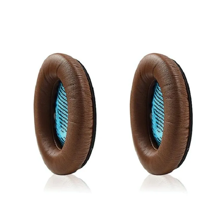 2-pack Lambskin Leather Earphone Covers for Bose Qc15 / Qc25 / Qc35