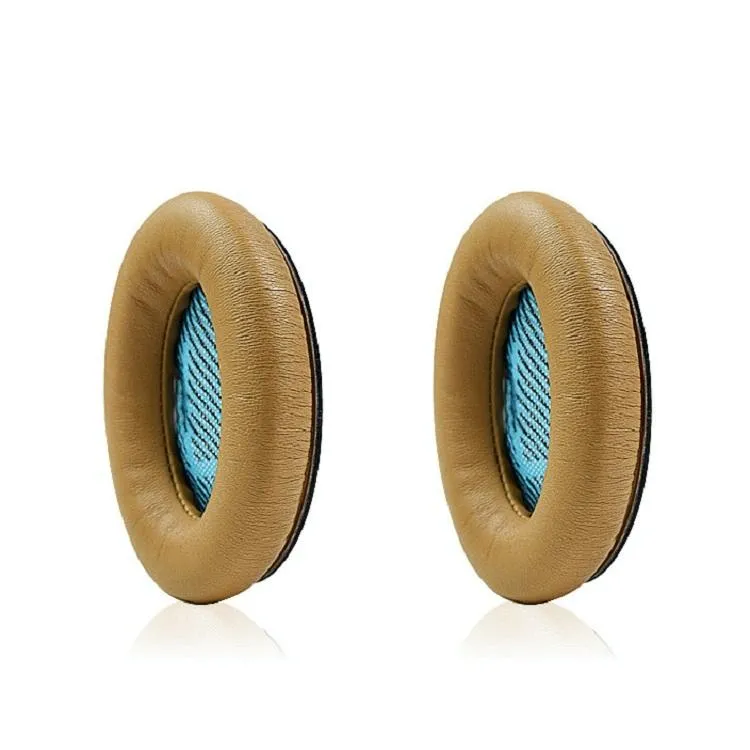 2-pack Lambskin Leather Earphone Covers for Bose Qc15 / Qc25 / Qc35