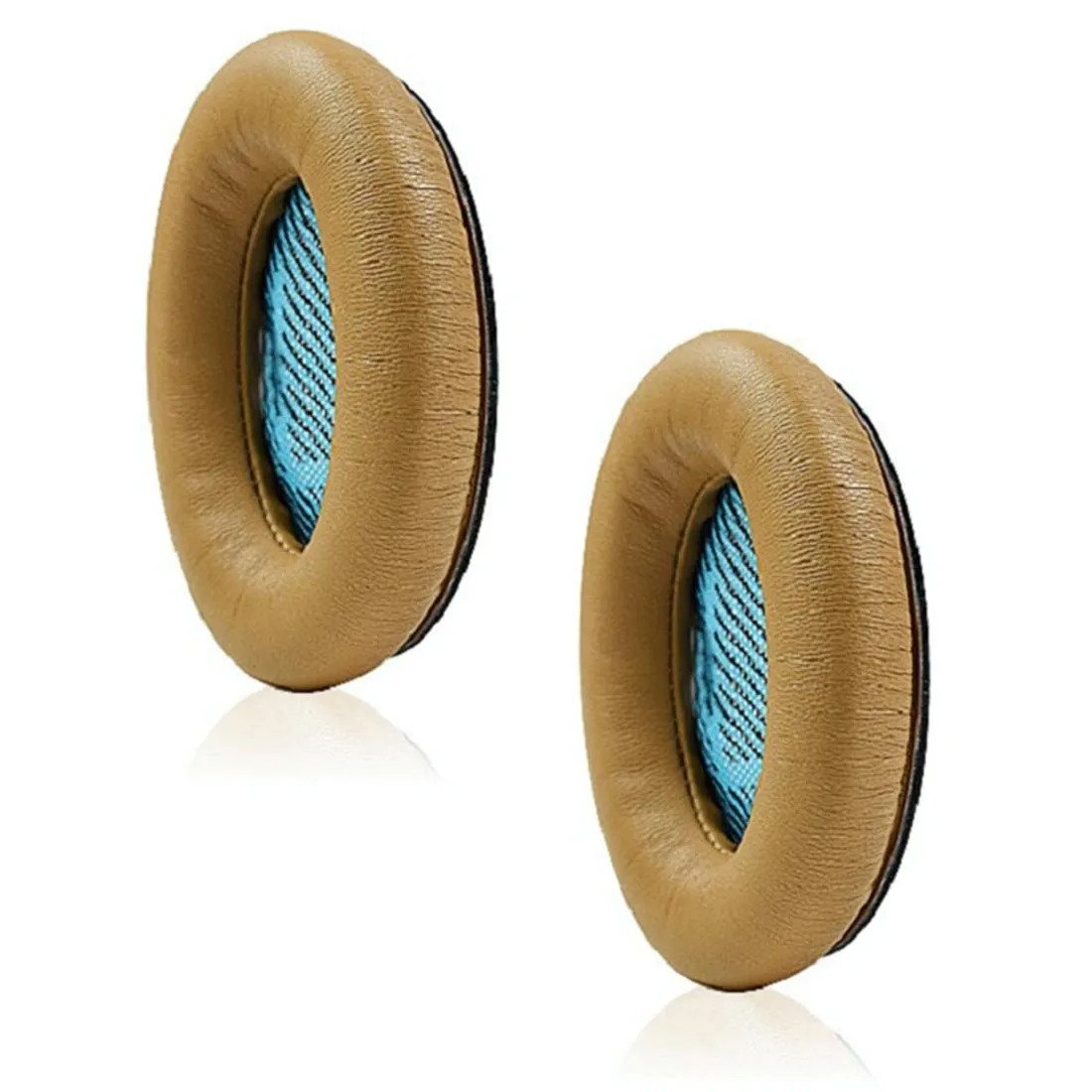 2-pack Lambskin Leather Earphone Covers for Bose Qc15 / Qc25 / Qc35