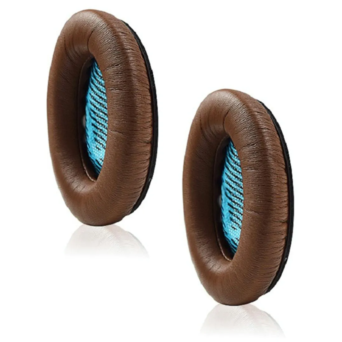 2-pack Lambskin Leather Earphone Covers for Bose Qc15 / Qc25 / Qc35