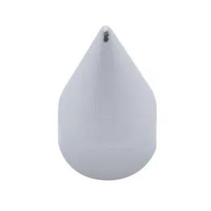 3/4" x 1  7/8" Chrome Plastic Spike Nut Cover - Push-On
