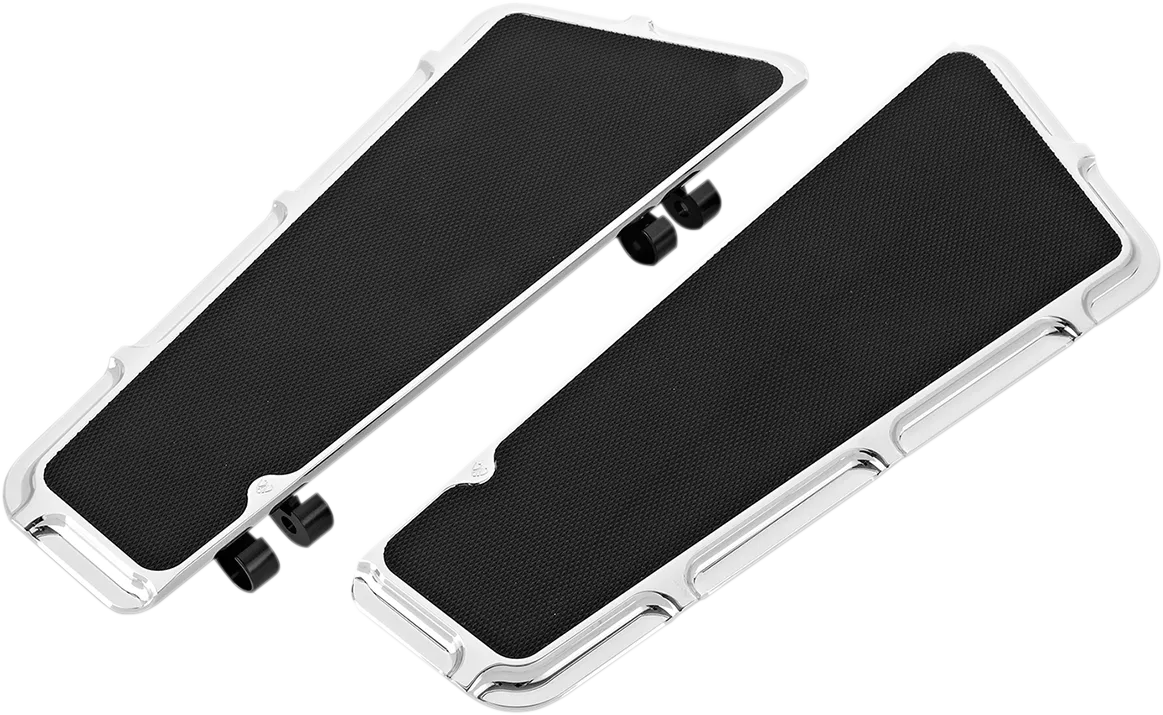 ARLEN NESS Driver Floorboards - Chrome - Beveled 15-409
