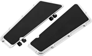 ARLEN NESS Driver Floorboards - Chrome - Beveled 15-409
