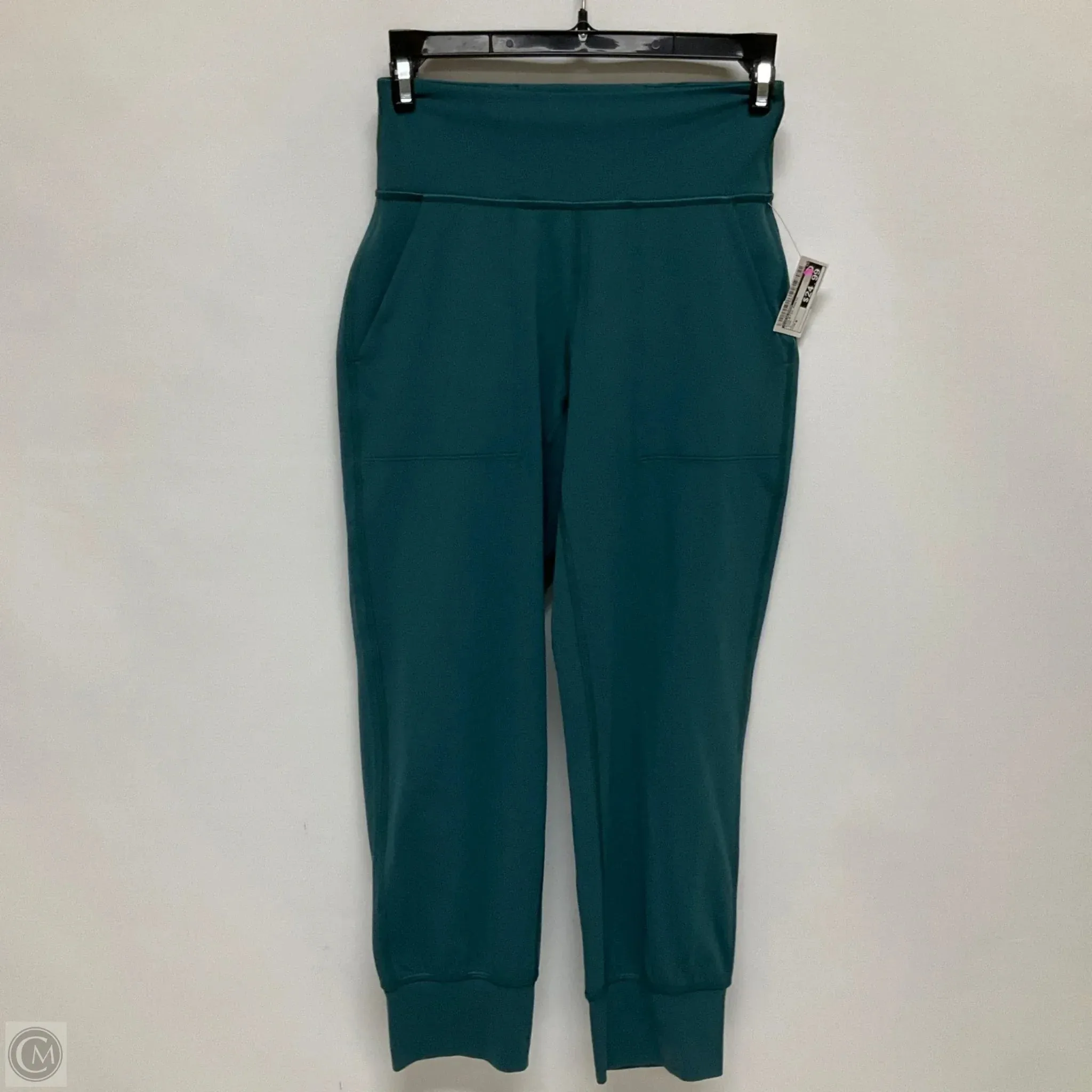 Athletic Pants By Lululemon In Teal, Size: 4