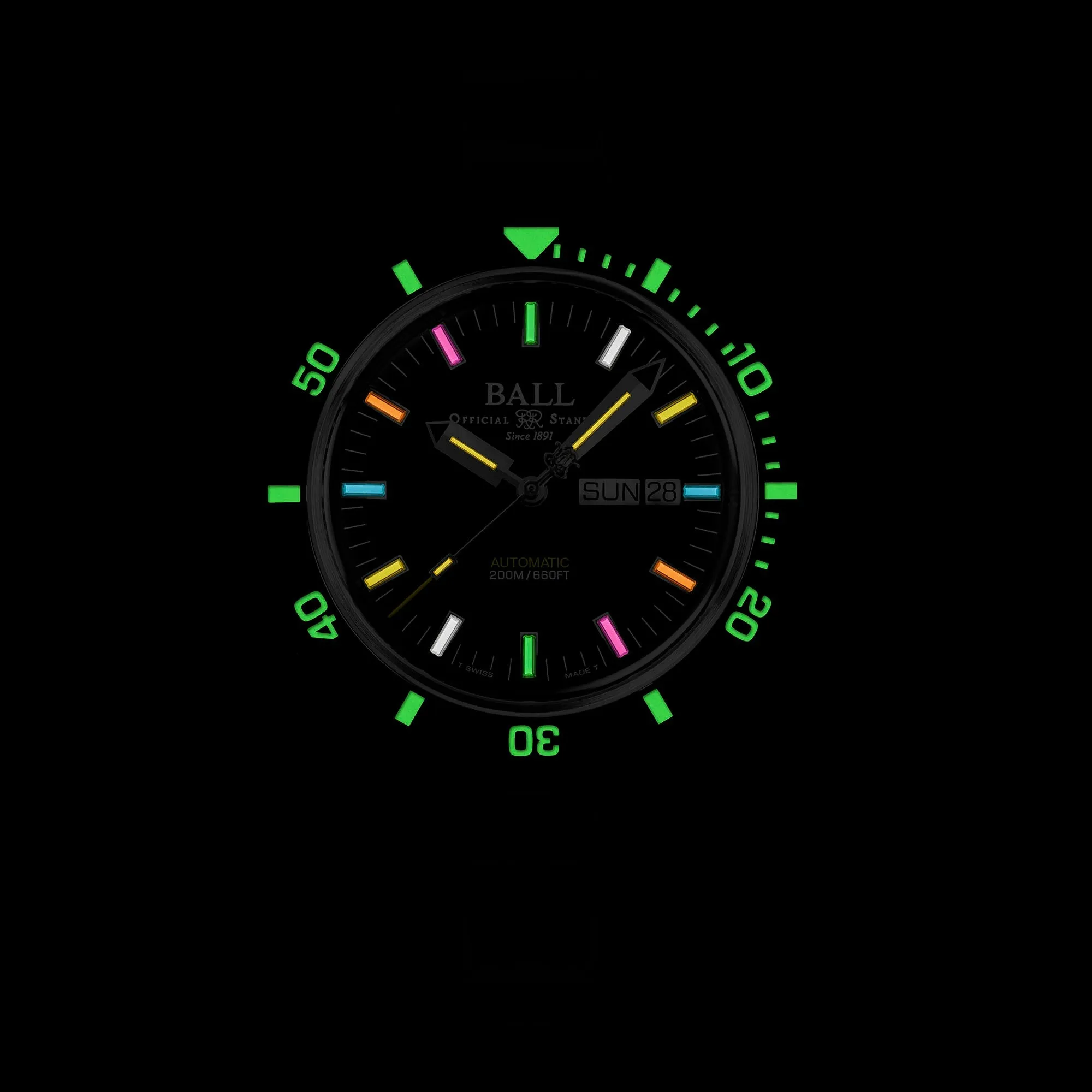 Ball Engineer II Skindiver Heritage Men's Black Watch DM3208B-S4-BK