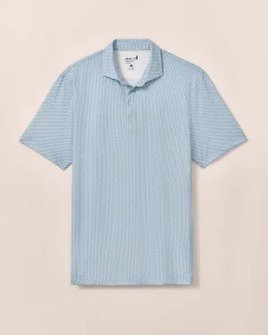 Big & Tall Performance Jersey Polo - Hex Print