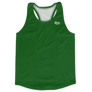 Blank Green Dark Kelly Running Racerback Singlet Track Tops Made In USA