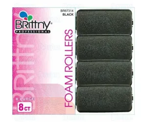 Brittny-Professional-Foam-Rollers-Black-X-Large-8-Count