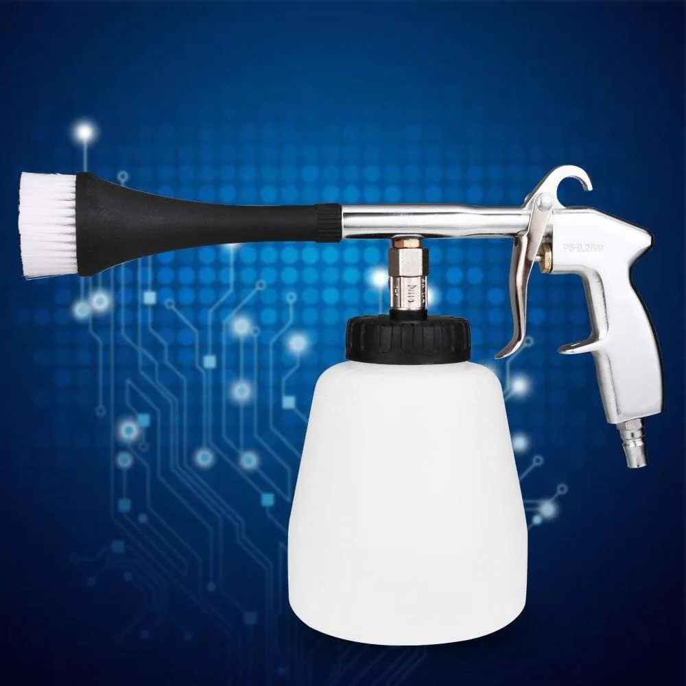 Car Wash Portable Interior Deep Cleaning Gun Washer Cockpit Care with Brush Air