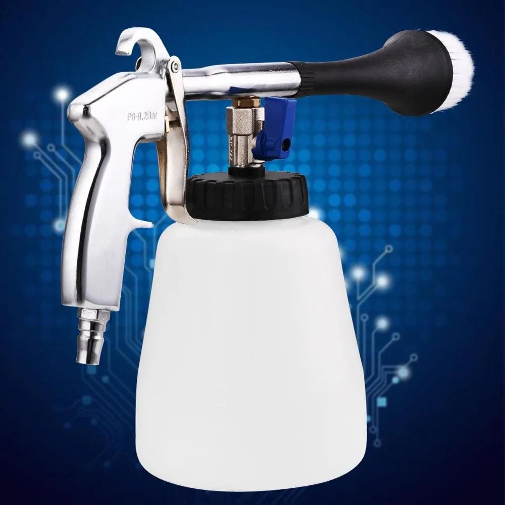 Car Wash Portable Interior Deep Cleaning Gun Washer Cockpit Care with Brush Air