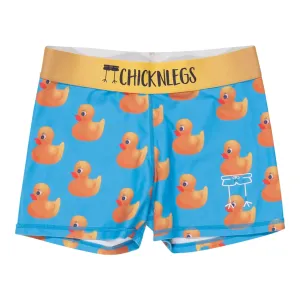Chicknlegs Rubber Ducky Compression Shorts - Women's