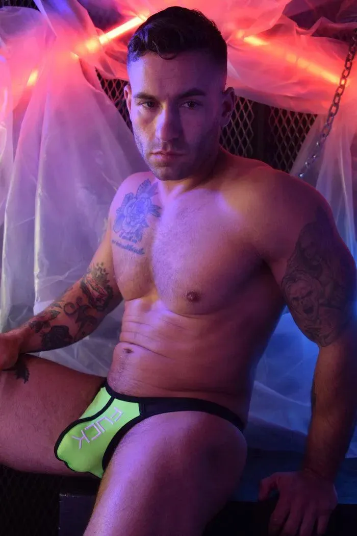 HEX THONG NEON GREEN