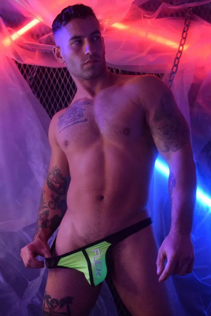 HEX THONG NEON GREEN