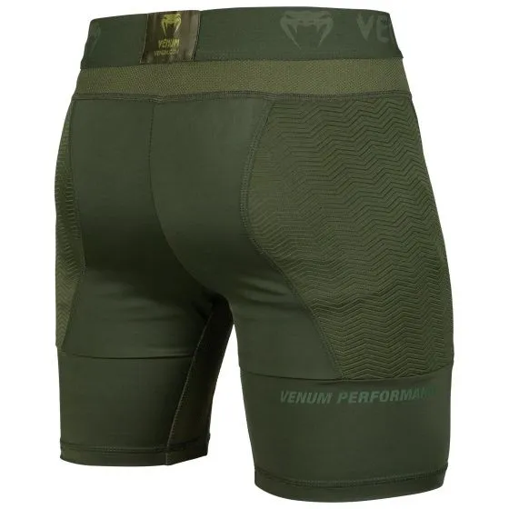 Kompressioshortsit - Venum - 'G-Fit' - Armyvihre