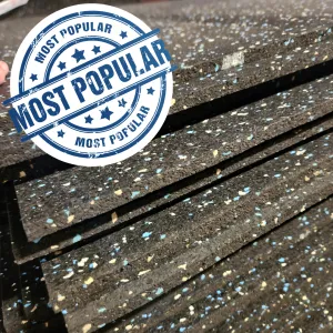 NEW Hammer Clad 8mm Premium Gym Flooring Mats 4' x 6' (Blem)