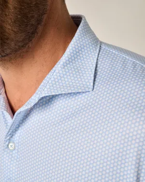 Performance Jersey Polo - Hex Print