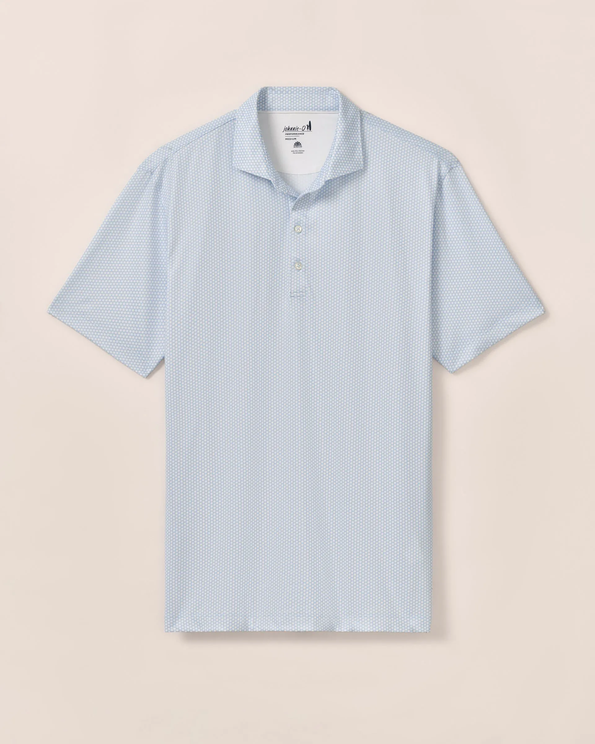 Performance Jersey Polo - Hex Print