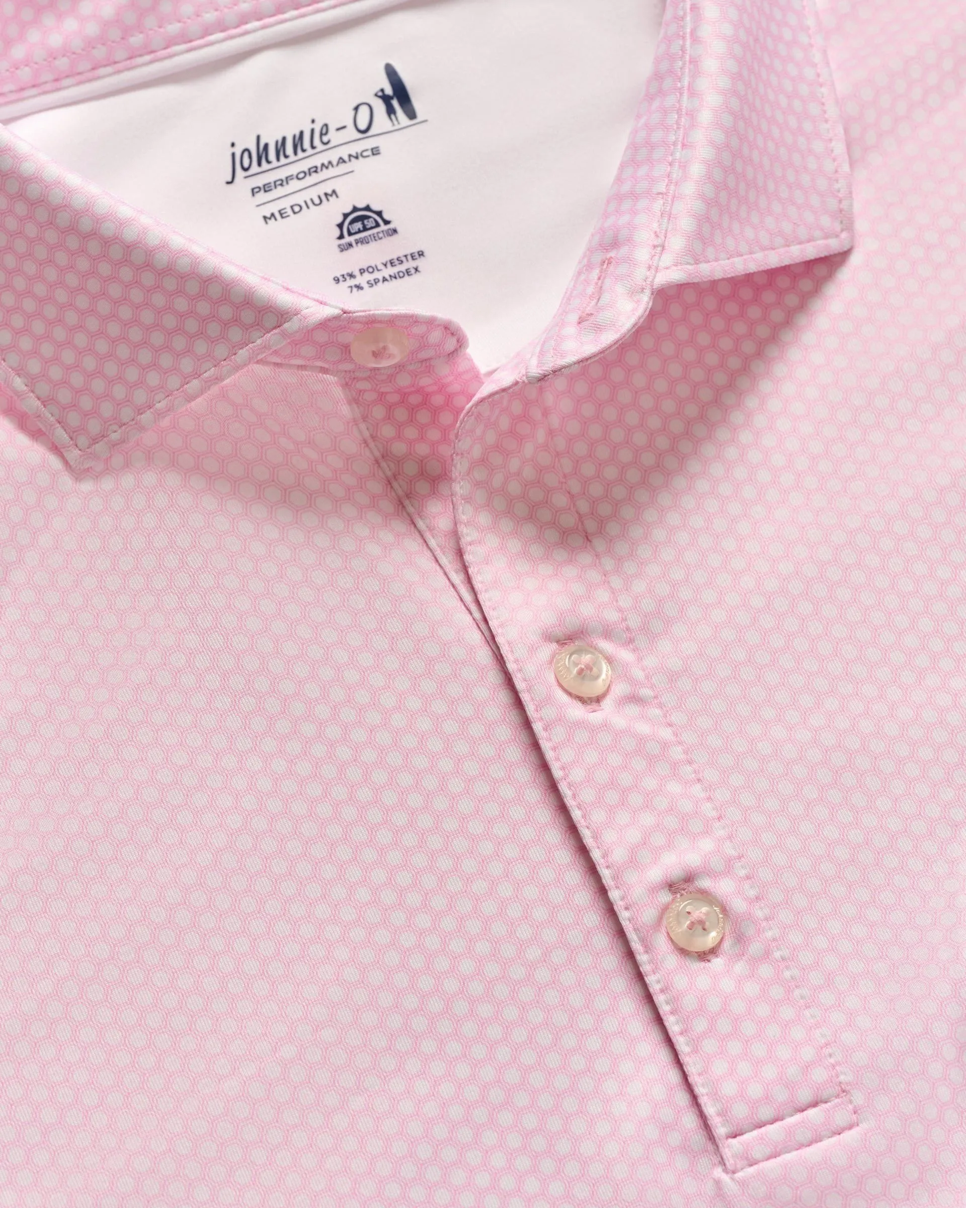 Performance Jersey Polo - Hex Print