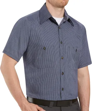Red Kap Men's Performance Tech 2 Piece Lined Collar Shirt