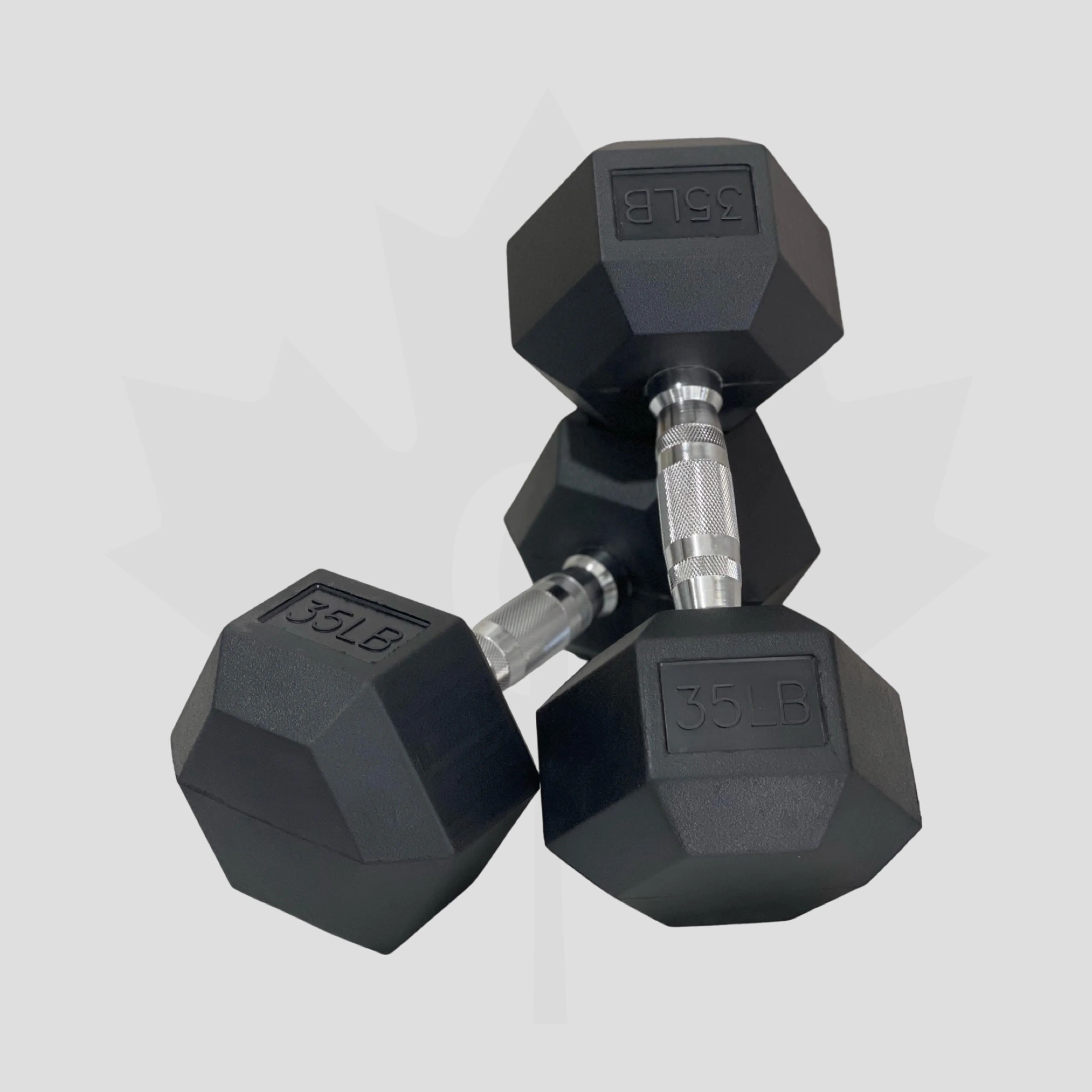 Rubber Hex Dumbbells (Pairs)