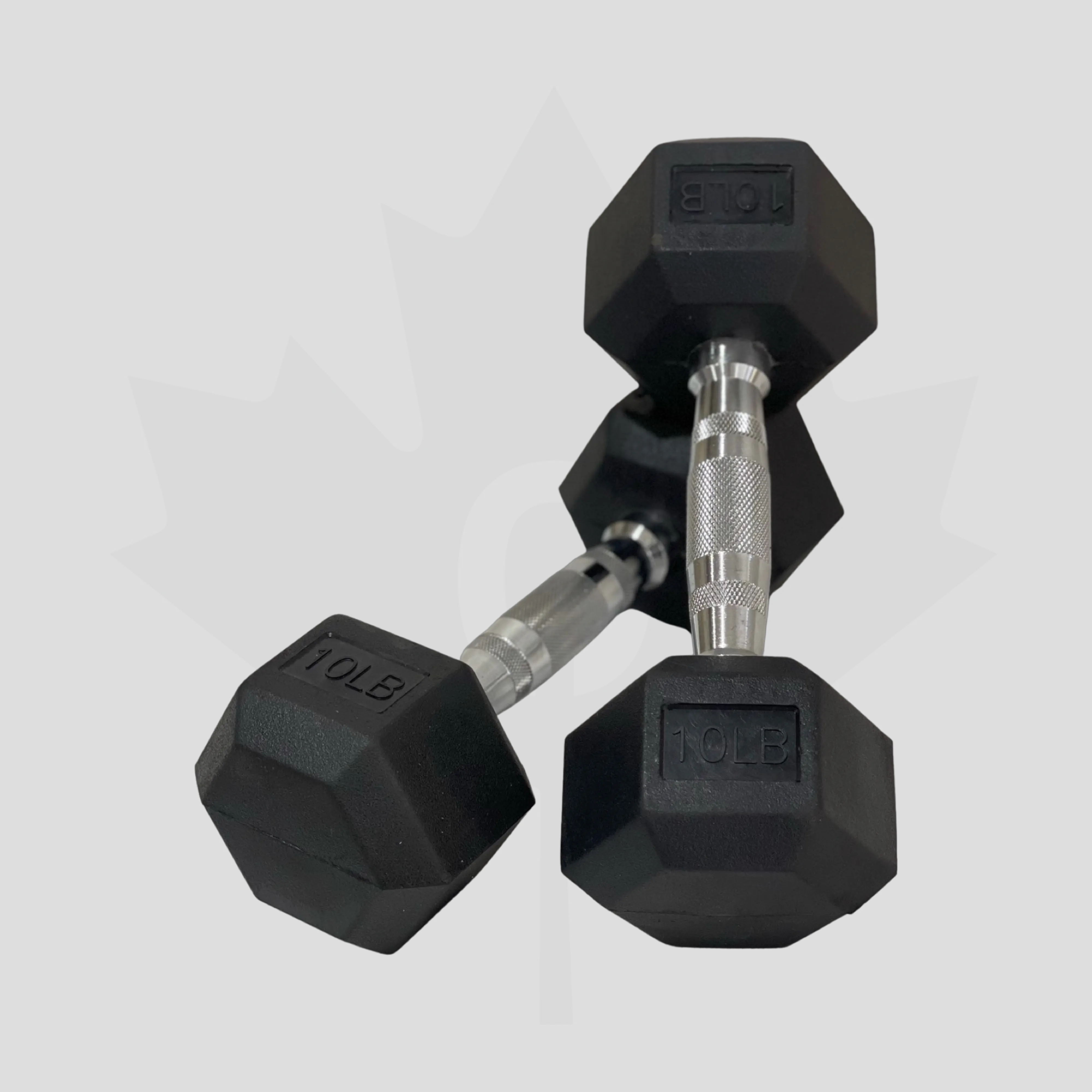 Rubber Hex Dumbbells (Pairs)