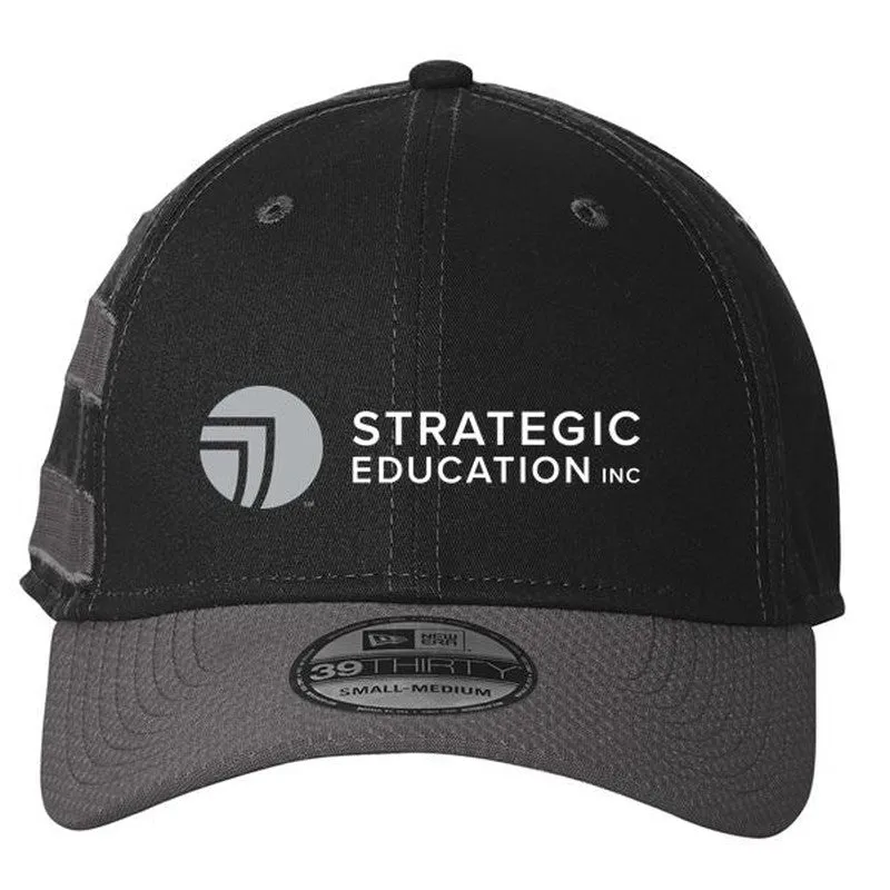 SEI New Era Stretch Cotton Striped Cap-Black/ Graphite