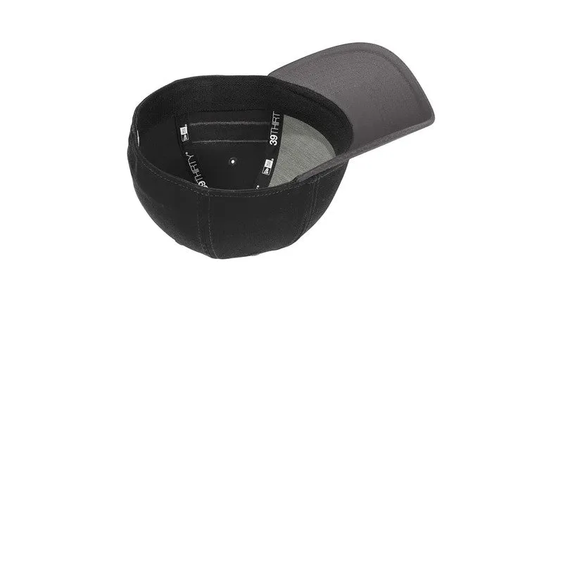 SEI New Era Stretch Cotton Striped Cap-Black/ Graphite