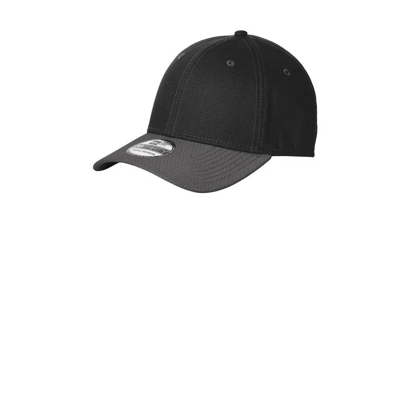 SEI New Era Stretch Cotton Striped Cap-Black/ Graphite