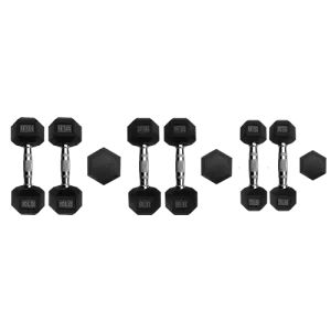 THROWDOWN HIIT HEX DUMBBELLS 45 LBS