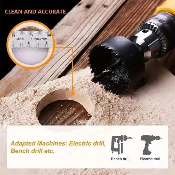 Torqmax - 6-piece drilling crown set